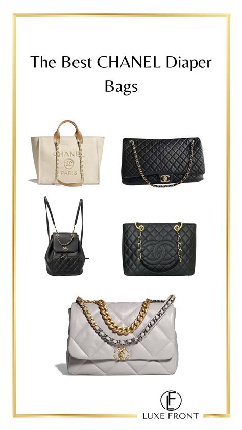 cheap chanel diaper bags|designer diaper bag tote.